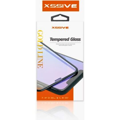 Xssive GoldLine Privacy Tempered Glass iPhone 14 Pro - Black