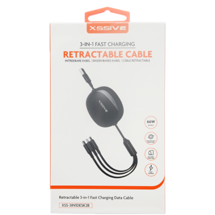 Câble Retractable XSSIVE Noir
